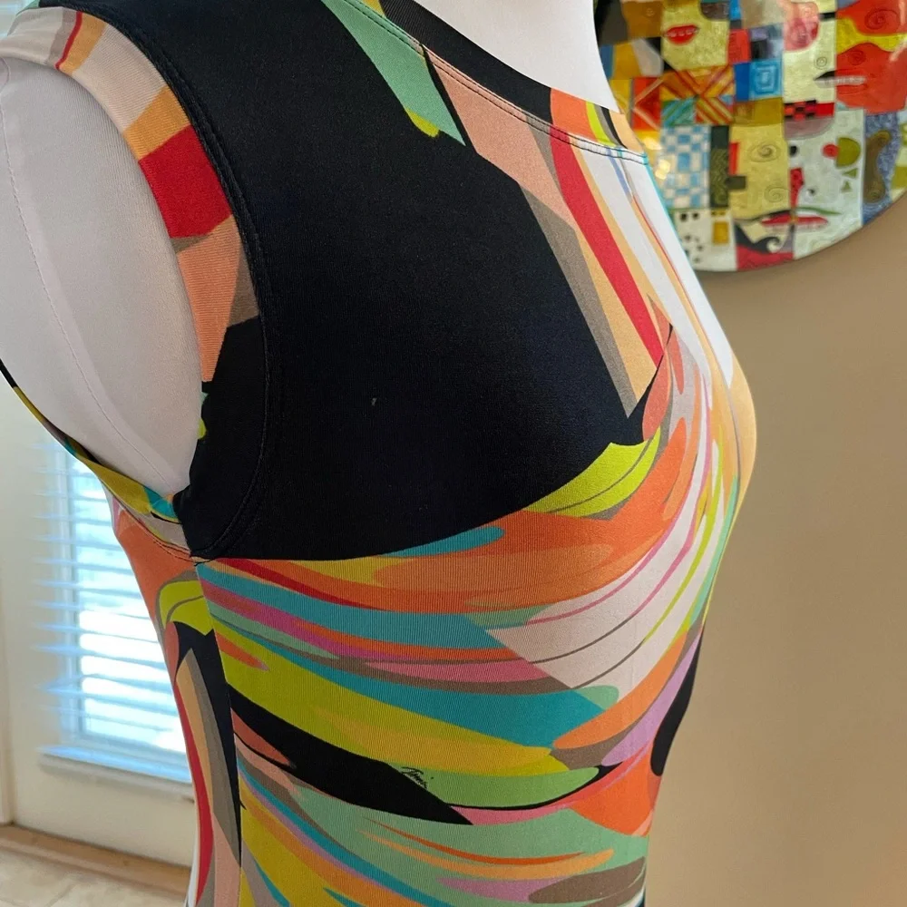 Trina Turk Multicolor Abstract Mini Dress - Picture 4 of 4